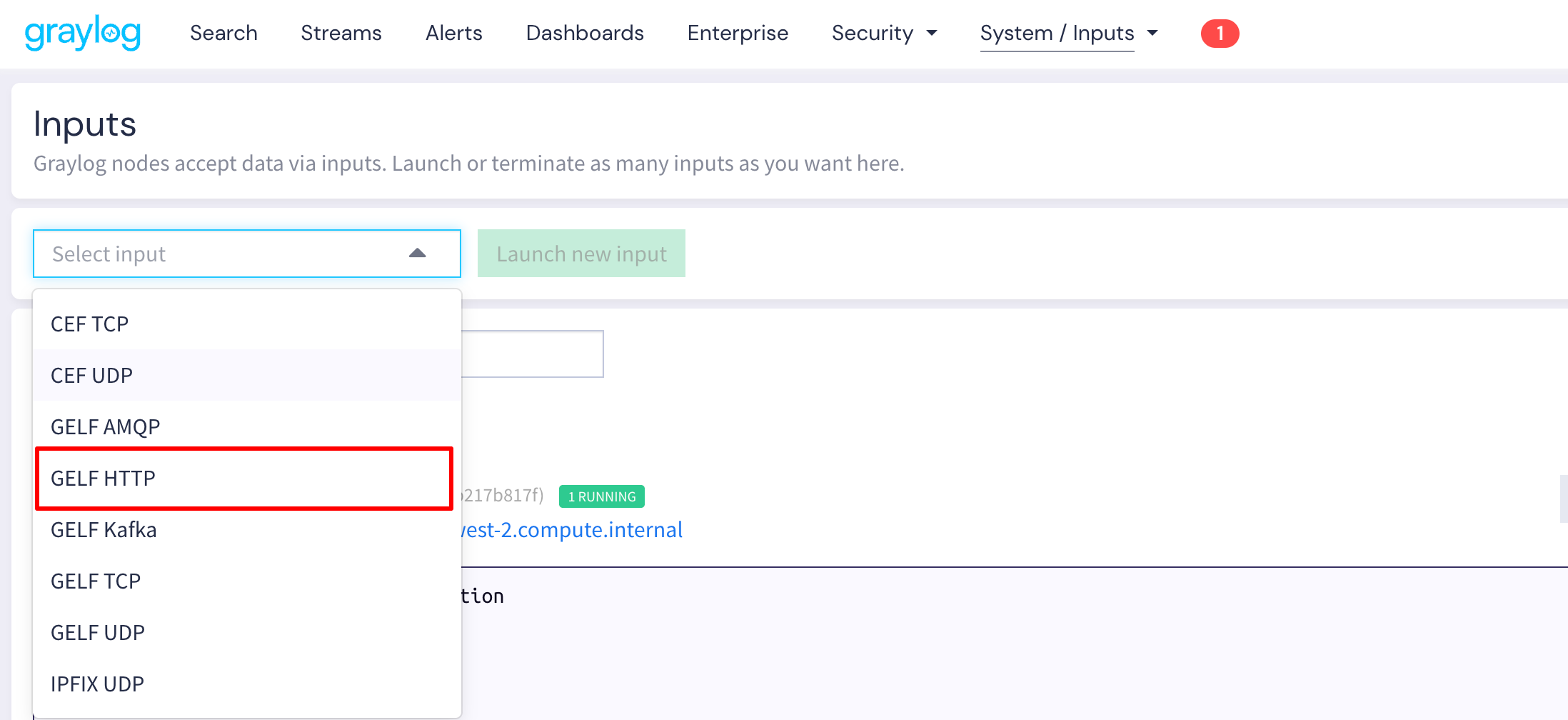 Graylog Configuration